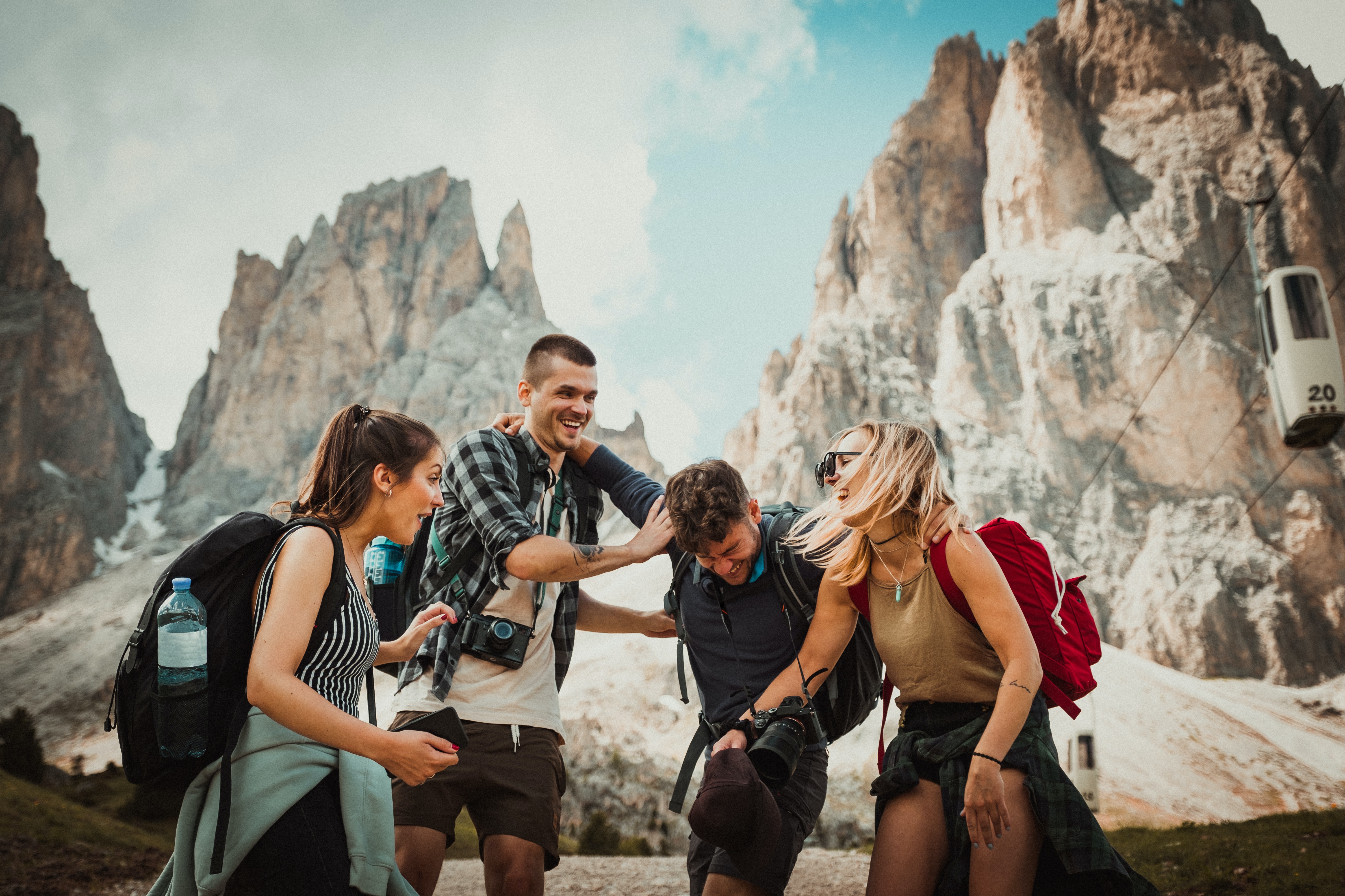 Hang out with friends by going on a hike